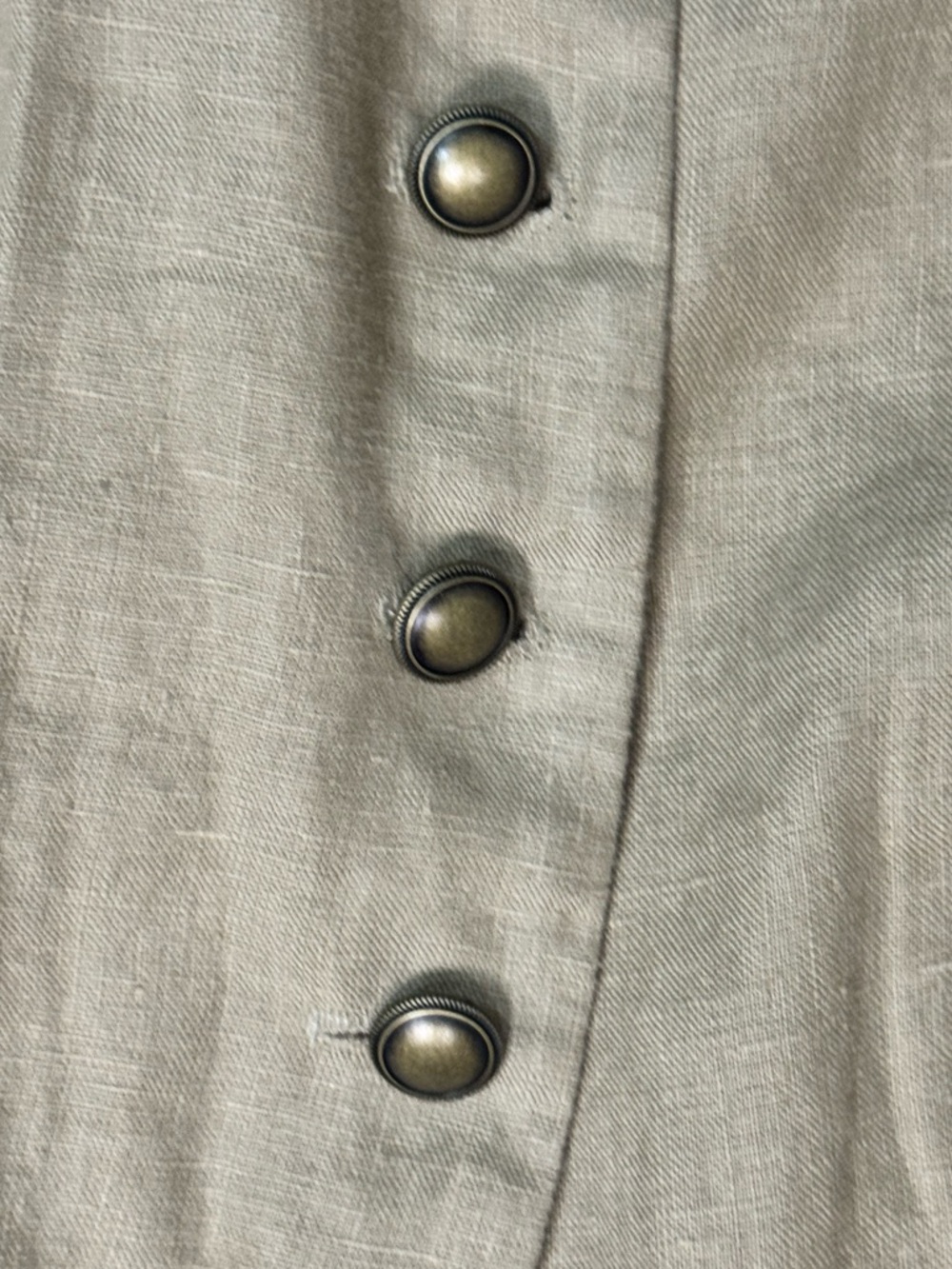 Chico's Beige Longline Blazer with Lace Cuffs - Picture 11 of 12